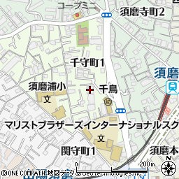 リーデンススクエア須磨周辺の地図