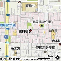 西成鶴見橋郵便局周辺の地図