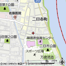 岡山県岡山市北区二日市町230周辺の地図