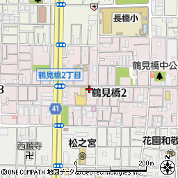 中国料理鴻福周辺の地図