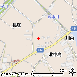愛知県田原市西神戸町周辺の地図