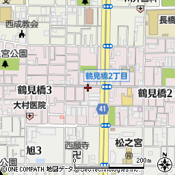 タウン周辺の地図