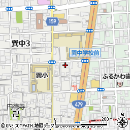 マーシェ南巽周辺の地図