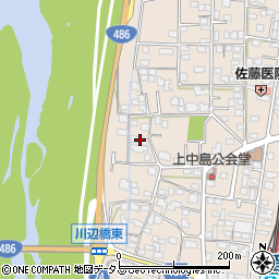 岡山県総社市清音上中島123周辺の地図