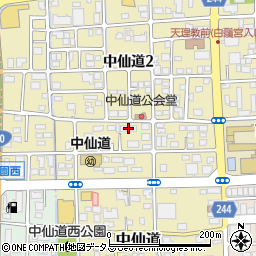クレセント中仙道周辺の地図