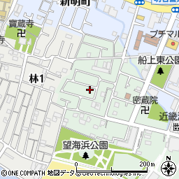 兵庫県明石市船上町周辺の地図