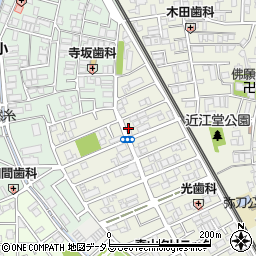 大阪府東大阪市源氏ケ丘6-16周辺の地図