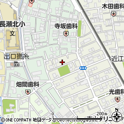 大阪府東大阪市源氏ケ丘4周辺の地図