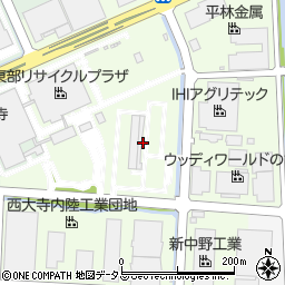 岡山市役所下水道河川局　吉井川浄化センター周辺の地図