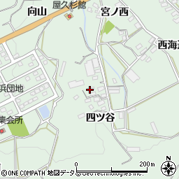 愛知県田原市六連町四ツ谷周辺の地図