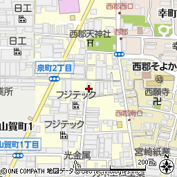 加成屋釦和泉工場周辺の地図