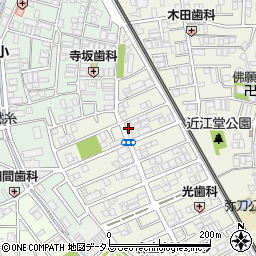 大阪府東大阪市源氏ケ丘6-17周辺の地図