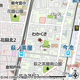 大阪市立　西成市民館周辺の地図
