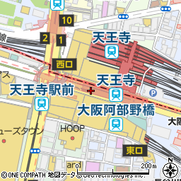 あべの橋駅﻿(JR天王寺駅)周辺の地図