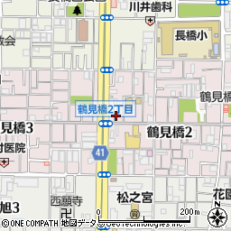 鶴見橋公園周辺の地図