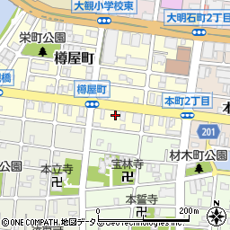 兵庫県明石市樽屋町5-23周辺の地図