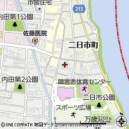 岡山県岡山市北区二日市町306周辺の地図