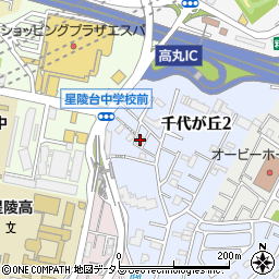 福岡荘周辺の地図