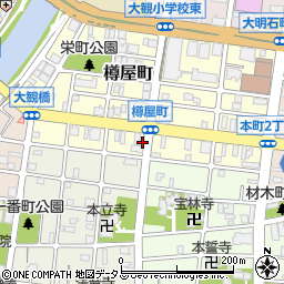 兵庫県明石市樽屋町13-2周辺の地図