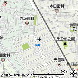 大阪府東大阪市源氏ケ丘6-20周辺の地図