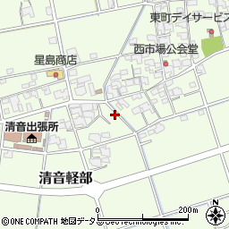岡山県総社市清音軽部910周辺の地図