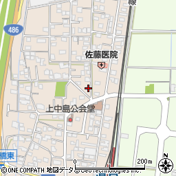 岡山県総社市清音上中島156周辺の地図