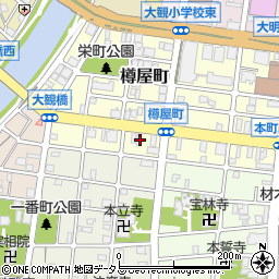 兵庫県明石市樽屋町13-17周辺の地図
