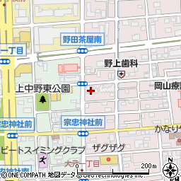 八剣伝 西古松店周辺の地図