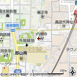 奈良県大和郡山市柳町111周辺の地図