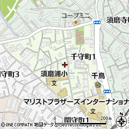 エビラ須磨周辺の地図