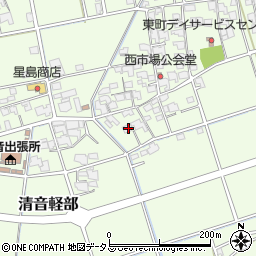 岡山県総社市清音軽部341周辺の地図