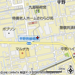 成田家 平野店周辺の地図