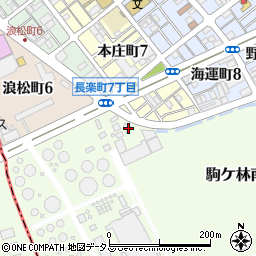 兵庫県神戸市長田区駒ケ林南町1-26周辺の地図