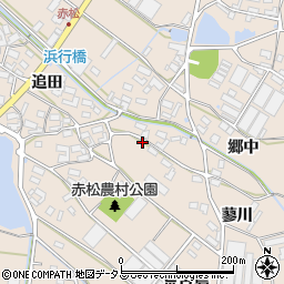 愛知県田原市西神戸町蓼川12周辺の地図