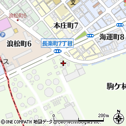 兵庫県神戸市長田区駒ケ林南町1-25周辺の地図