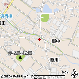 愛知県田原市西神戸町蓼川28周辺の地図