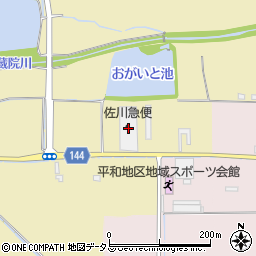 佐川急便奈良営業所周辺の地図