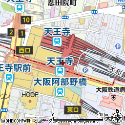台湾小籠包 天王寺MIO店周辺の地図