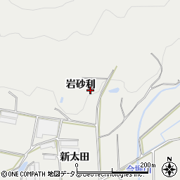 愛知県田原市江比間町岩砂利周辺の地図