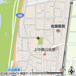 岡山県総社市清音上中島134周辺の地図
