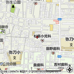 大阪府東大阪市近江堂周辺の地図