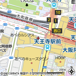みずほ不動産販売株式会社　阿倍野橋センター周辺の地図