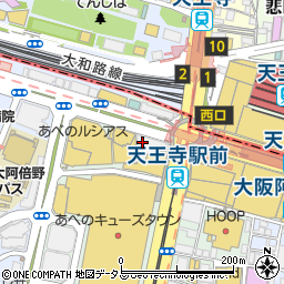 みずほ不動産販売株式会社　阿倍野橋センター周辺の地図