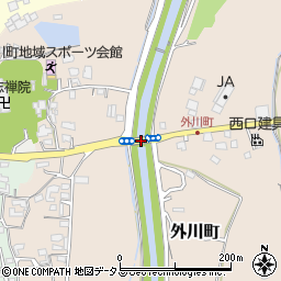 外川橋周辺の地図