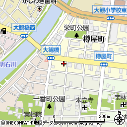 兵庫県明石市樽屋町15-19周辺の地図