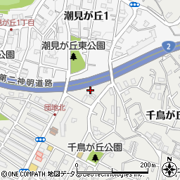 兵庫県神戸市垂水区千鳥が丘3丁目21周辺の地図