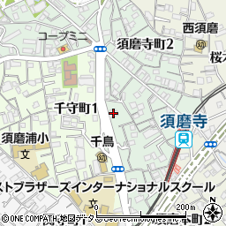 ドルフ須磨グラシア周辺の地図