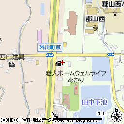 エッソ石油株式会社　代理店奈良スタンダード石油外川町サービスステーション周辺の地図