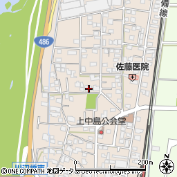 岡山県総社市清音上中島60周辺の地図