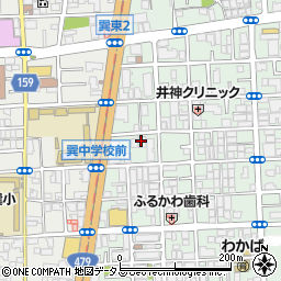 ビバ・パエリア生野・加美店周辺の地図